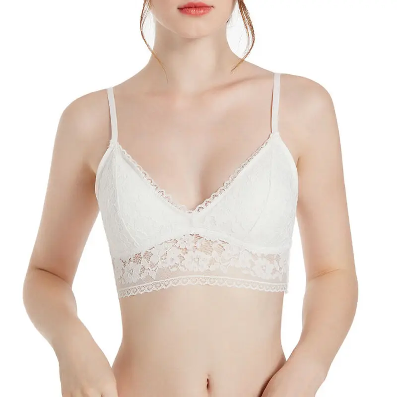 

Womens Comfort Lifting Bra Thin Underwear Lace Bralette Backless Bra Lingerie