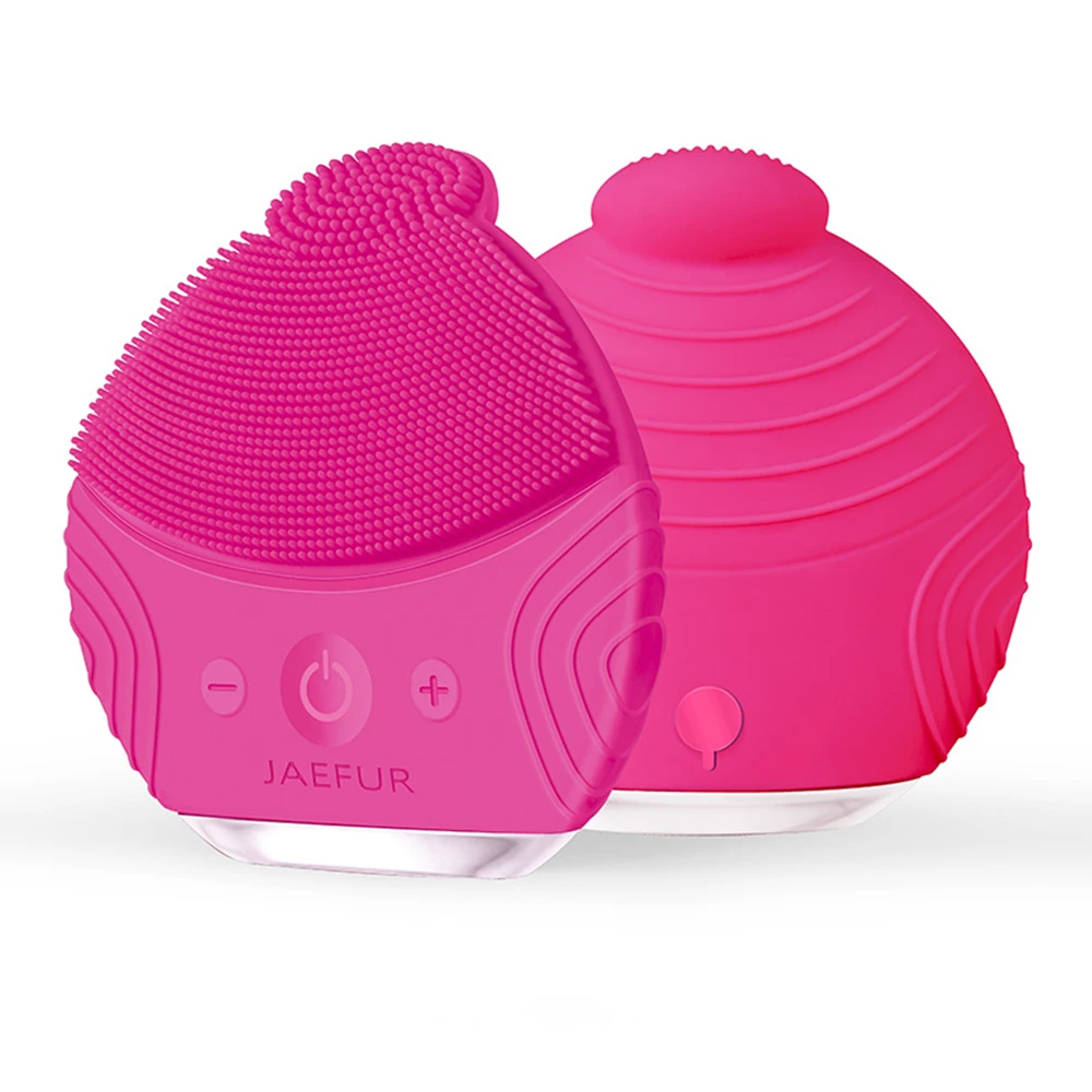 Ультра sonic Электрический Уход за лицом Чистящая Щетка массажная мини Массажная