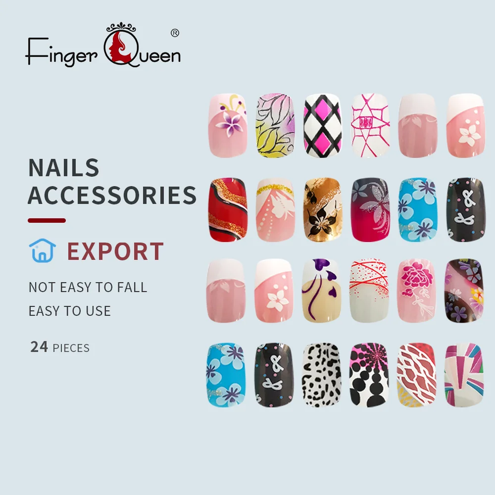 Накладные ногти дизайн сексуальные милые модные акриловые накладные