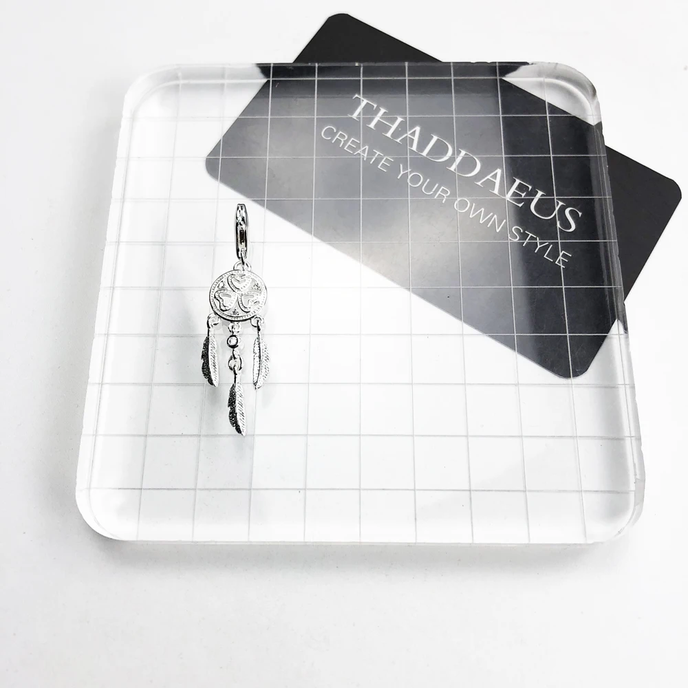 Женский браслет с подвеской Ловец снов серебро 2020 пробы 925|Ювелирные шармы| |