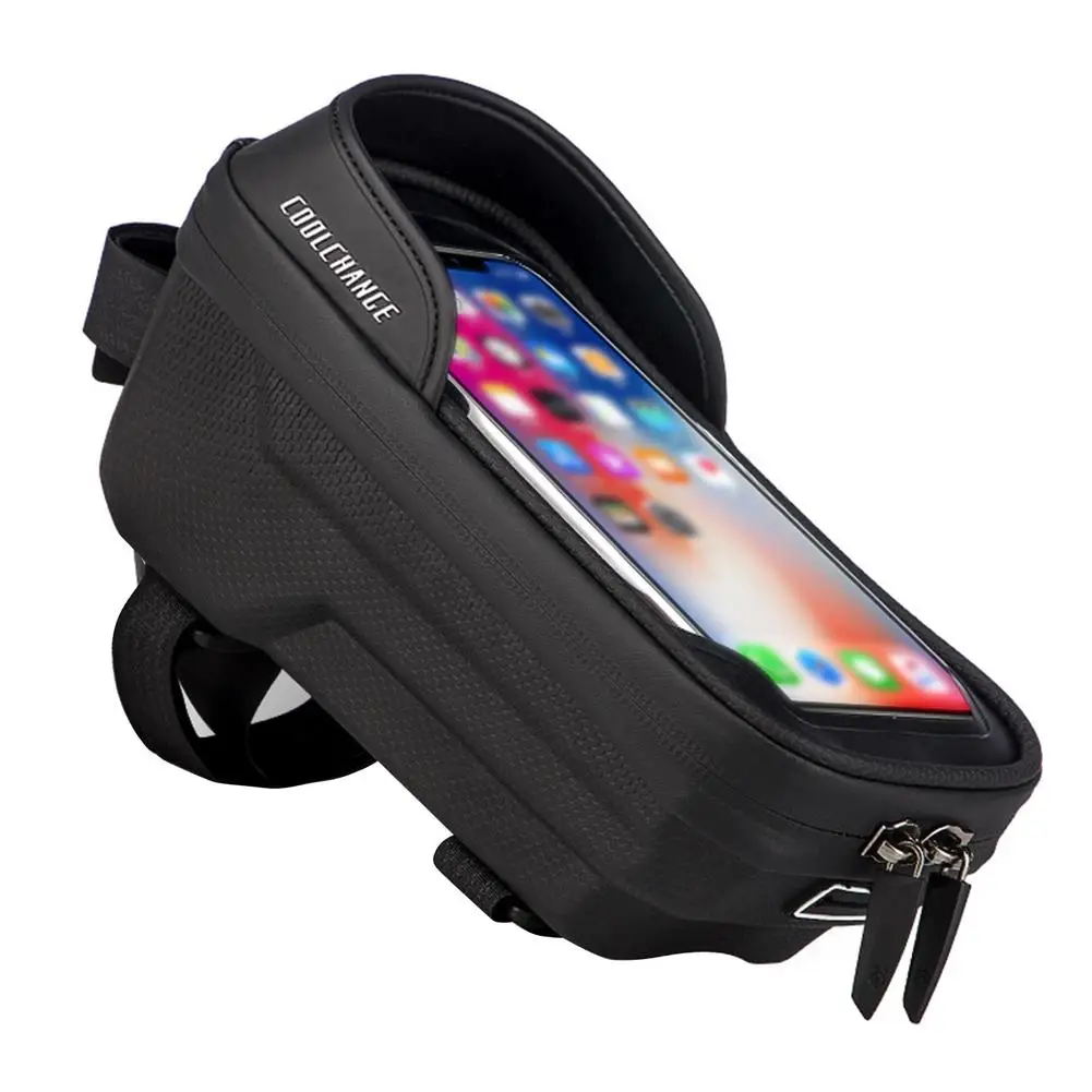 

Bicycle Bag Waterproof Touch Screen Cycling Bag Top Front Tube Frame MTB Road Bike Bag 6.5 Phone Case Bike Accessories