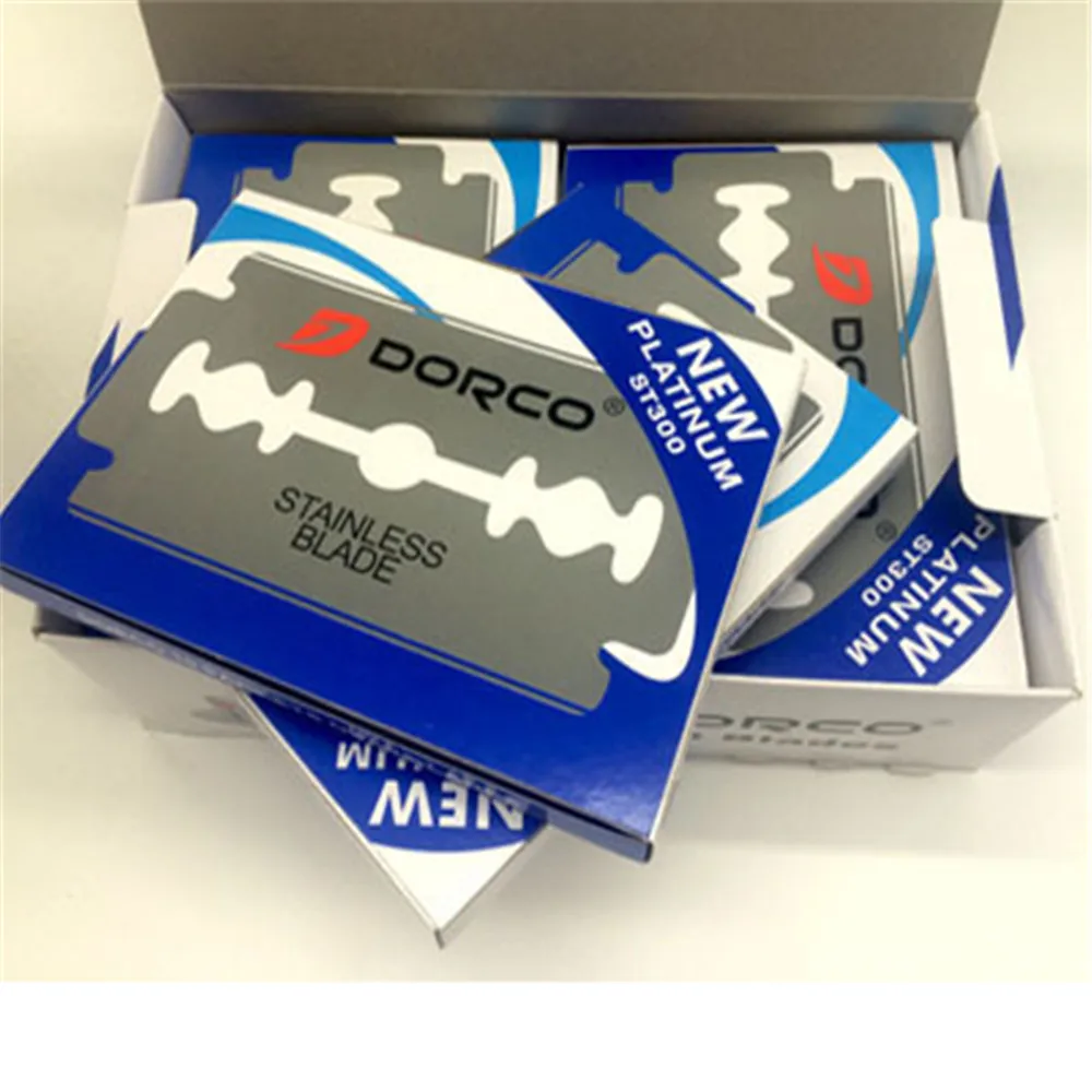 Новые 50 шт. бритвенные лезвия марки из нержавеющей стали Безопасные для бритв
