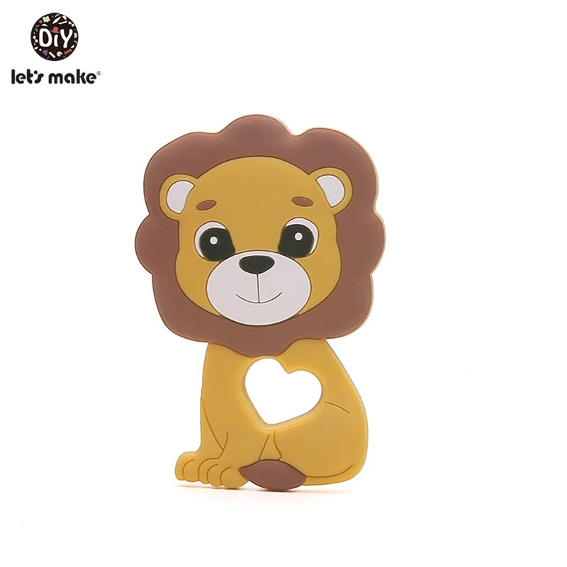 Let'S Make 1Pc Silicone Baby Teether Toddler Toys Diy Stroller Accessories For Pacifier Chain Owl Food Grade Toys Baby Teether - Цвет: 1ER129514