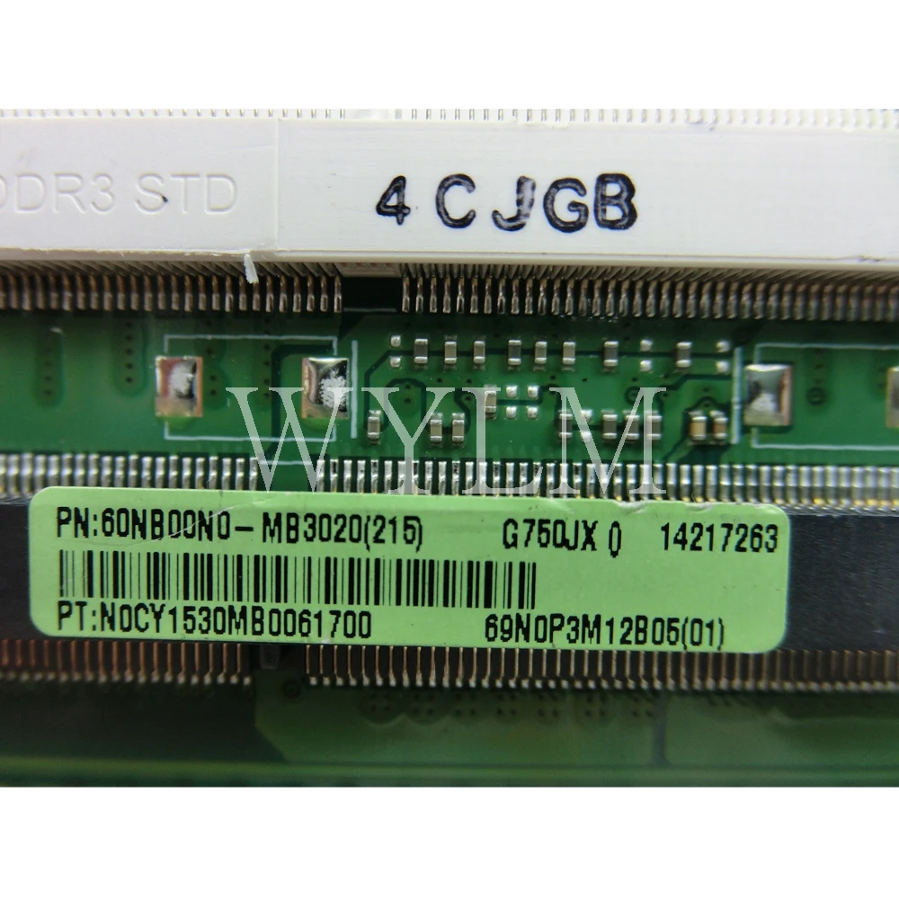 G750JX с i7-4700HQ CPU 2D Материнская плата ASUS G750J G750JW материнская для ноутбука 60NB00N0-MB3020