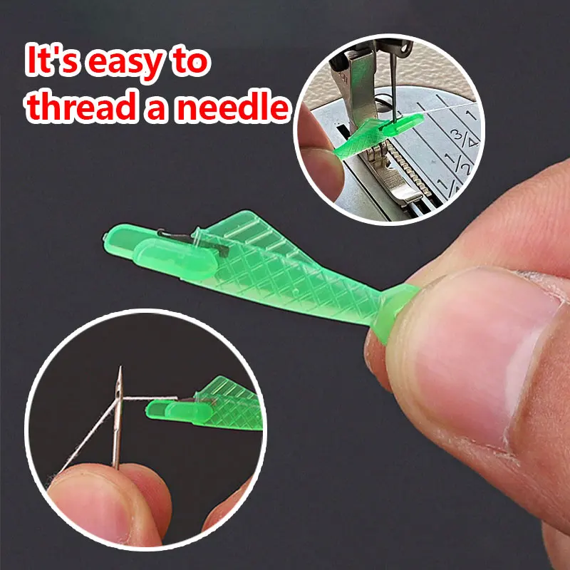 

Suchme Needle Threader Wire Loop DIY Simple Automatic Needle Hand Machine Sewing Tool for Embroidery Floss Sewing Accessories 45
