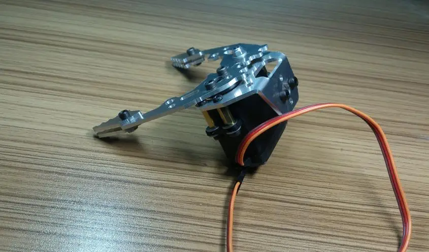 Small Metal Robot Claw Robotic Gripper Mechanical Arm Clamp with 180 Degree Servos for Arduino DIY Project STEM Toy Parts | Игрушки и