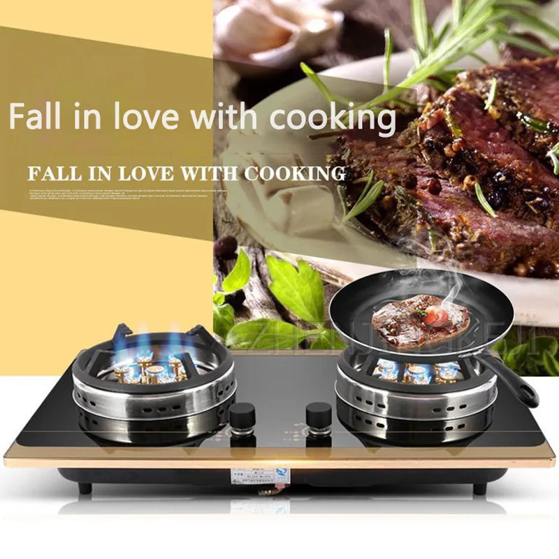 

Gas Stoves Embedded Dual Stove Natural Gas Liquefied Gas Energy Saving Environmental Protection Home Kitchen Fierce Fire Cooker