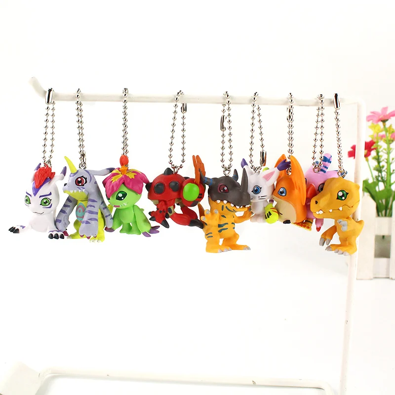 3-5 см 8 шт./лот Digimon Приключения агумон габумон патамон тэпмон гомамон фигурка