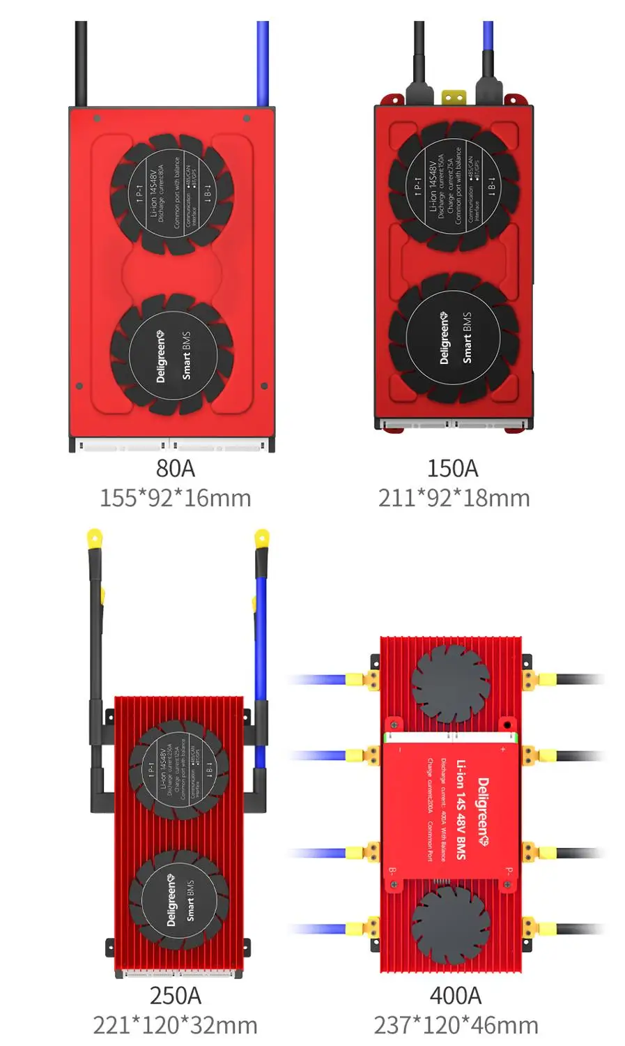 Smart BMS 15S 48V 30A 40A 60A для 3 2 V номинальной Lifepo4 Bluetooth APP contorl rs485 CAN box NTC UART|Аксессуары