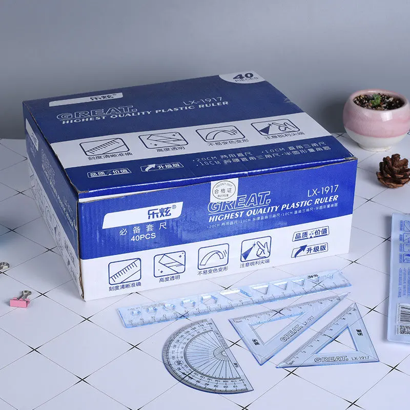 New type 4pcs / set of ruler for deep drawing measurement |