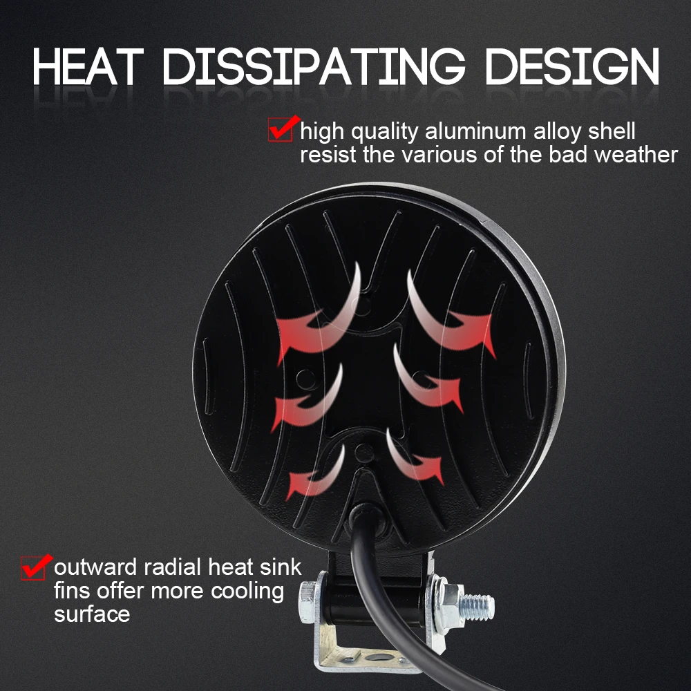 DXZ 1 шт. 42 Вт светодиодный автомобильный светильник 12 В внедорожный пандус рабочий