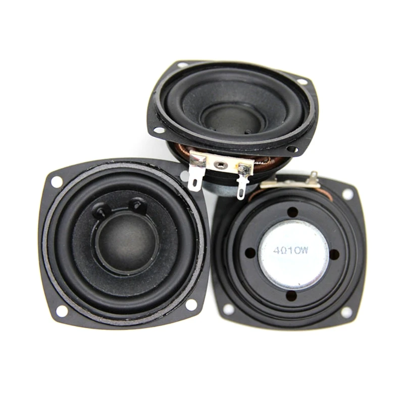 

X37D 1 Pair 66mm 2 inch Inside Magnetic Horn Loudspeaker 4 Ohm 10W Bass Multimedia Speaker Small Speakers with Fixing Holes