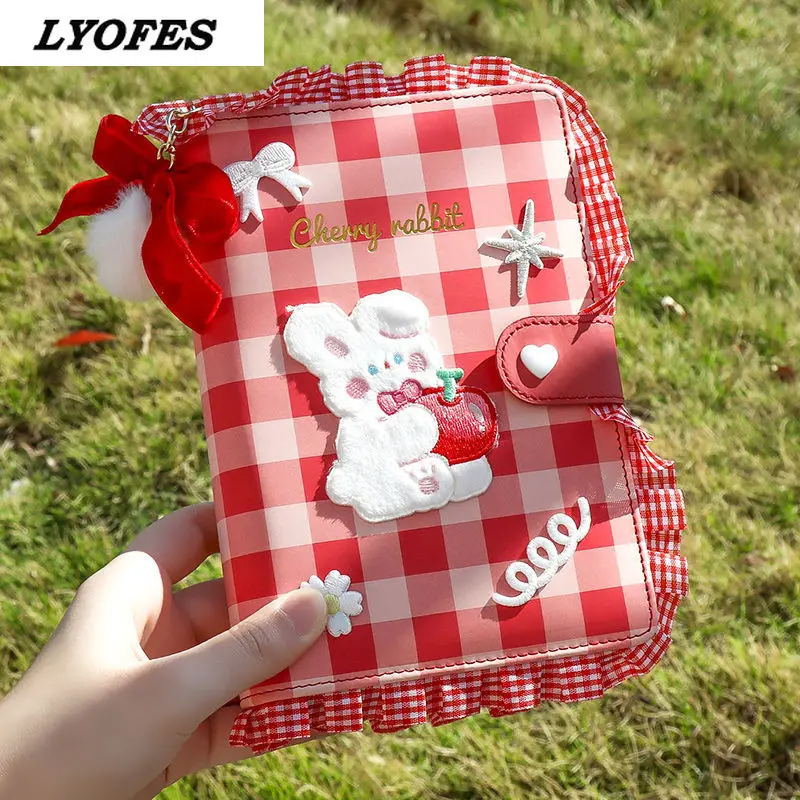 Милый блокнот журнал планировщик дневник Милая Мини папка органайзер с листьями