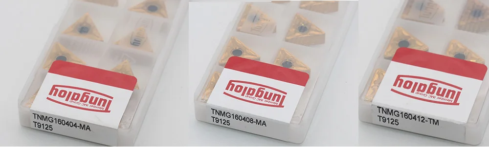 TNMG 160404 MA T9125 твердосплавные вставки TNMG 160408 TM TungalTNMG160412 токарный станок с ЧПУ инструменты внешняя Поворотная лопасть инструменты для стали