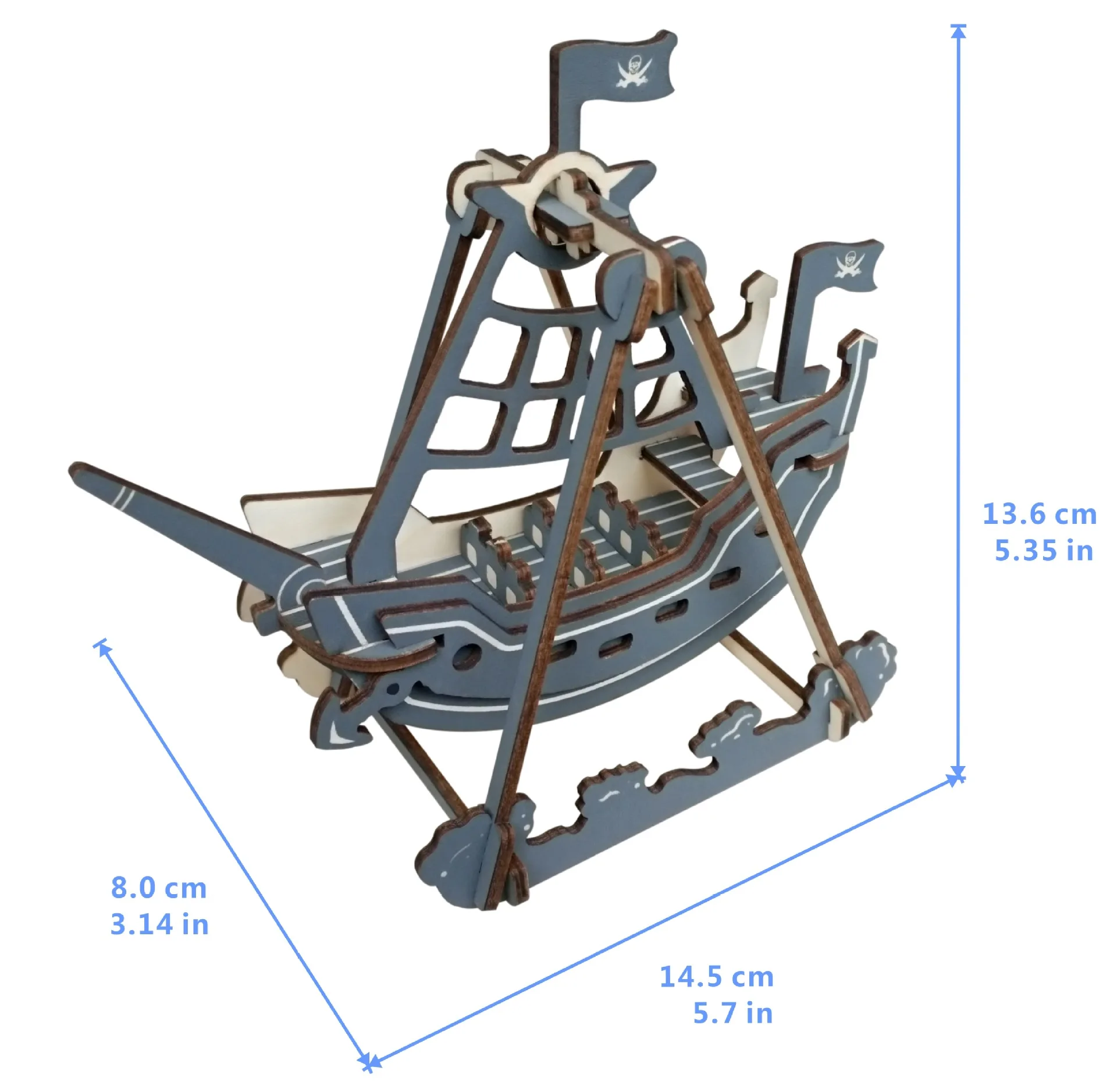 Набор для сборки 3D деревянные игрушки модель пиратского корабля пазл мини модели