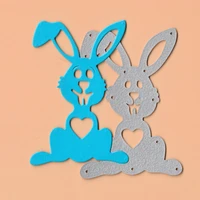 metal cutting dies rabbit stencil diy scrapbooking album paper card decoration crafts embossing new dies