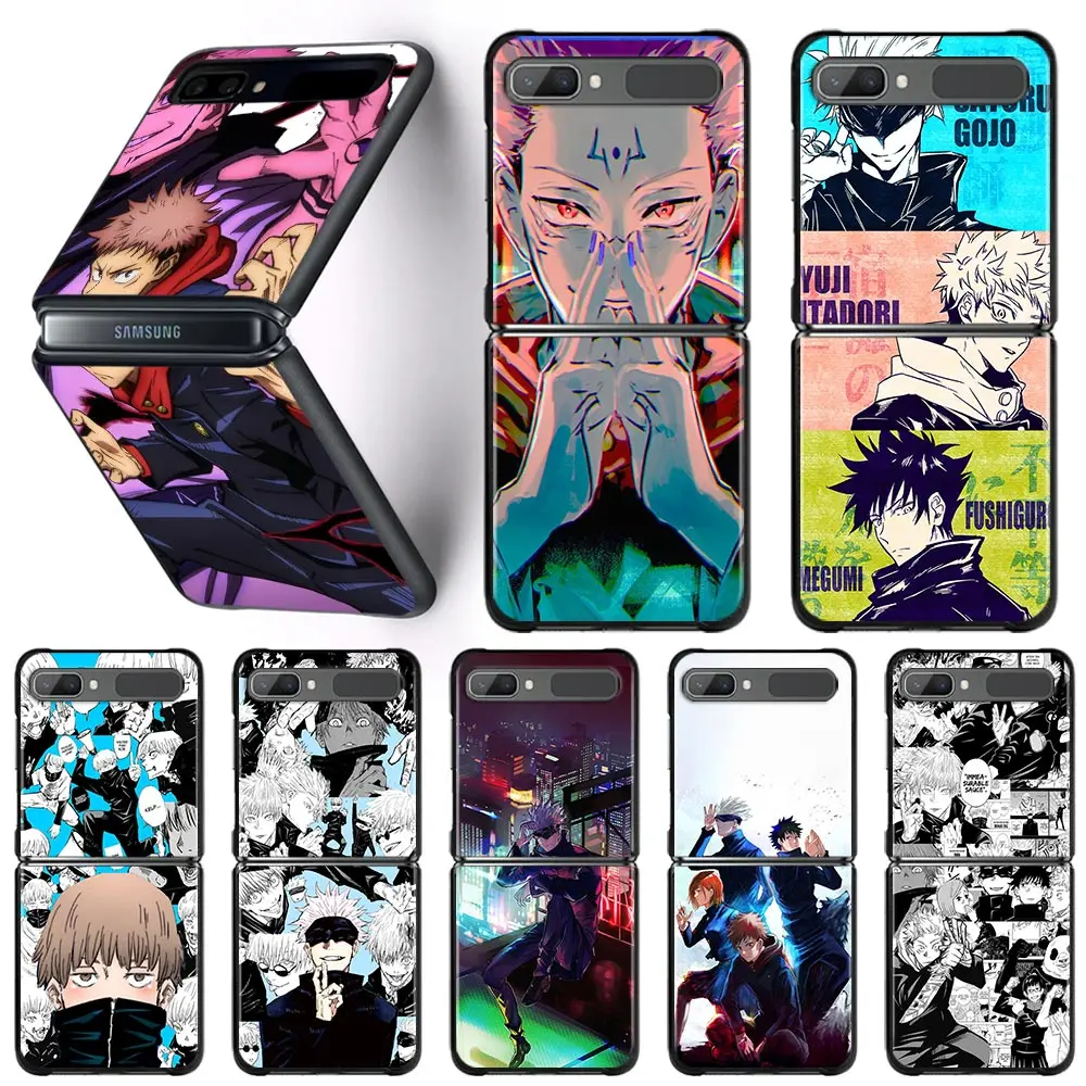 

Phone Case For Samsung Galaxy Z Flip3 5G Cases for Samsung Z Flip 3 zflip Coque Hard Shell Fundas JJK Jujutsu Kaisen Anime