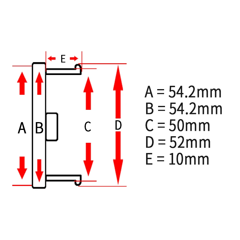 4 шт. 54 мм/клипса 50 мм центральный обод колеса автомобиля колпачок ступицы без