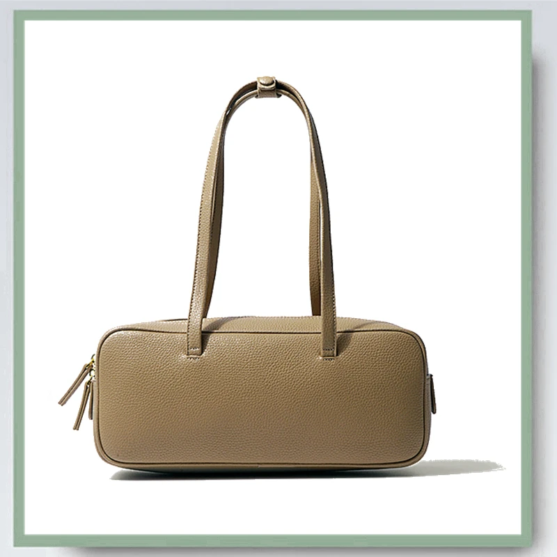 

Bags Women 100% Cow Leather Shell Simple Design Shoulder Bag Solid 3 Colors Fashion Office Ladies High Quality Handbags