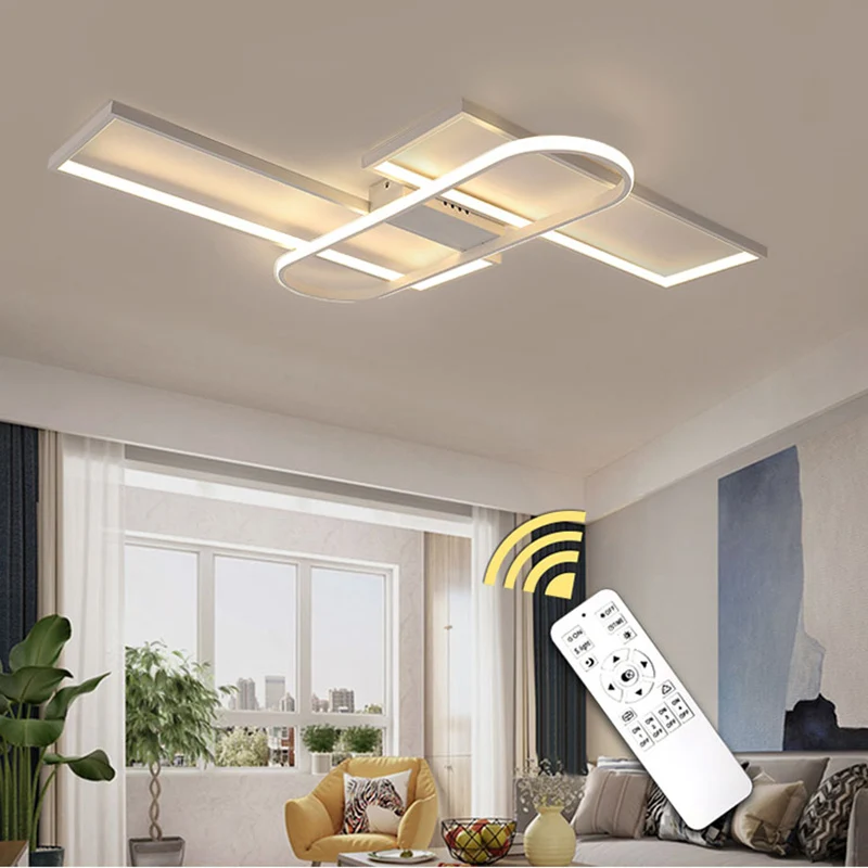 

Modern Led Ceiling Light for Living room Bedroom Dining room Kitchen Decoration Ceiling lamp Fixtures Lamp White&Black Frame