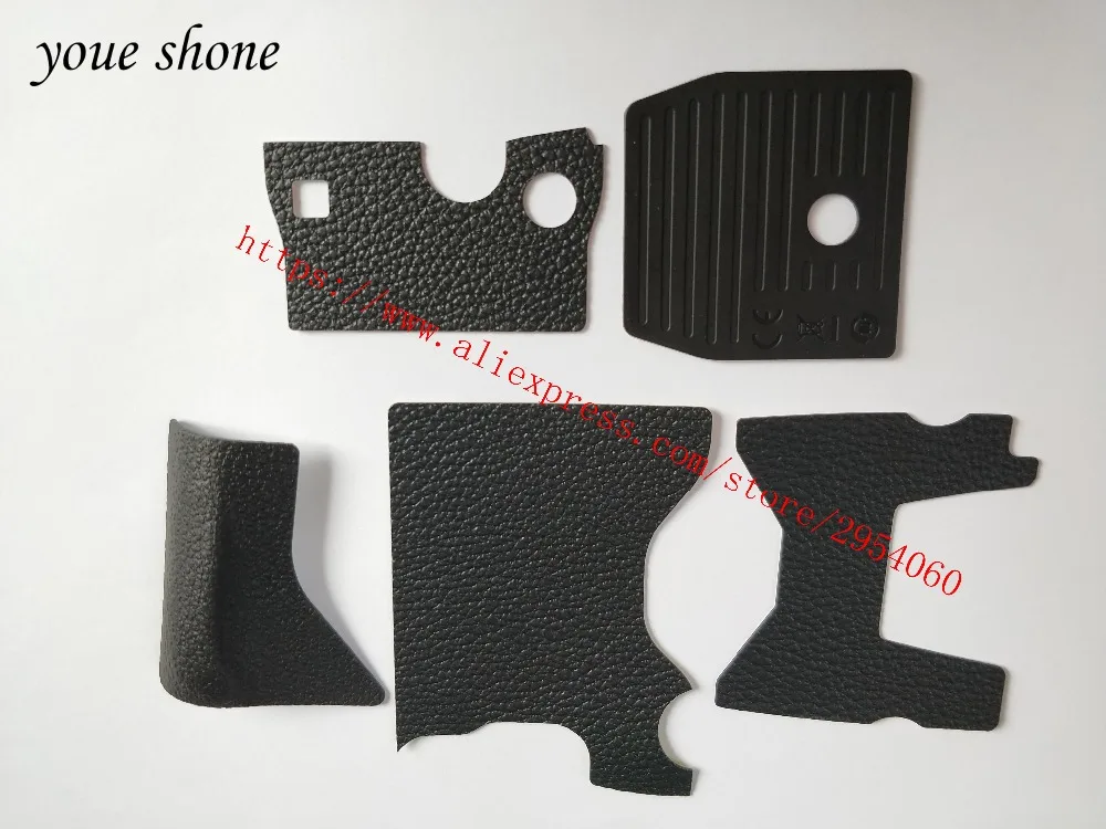 New 100% Original DF 5 PIECE FRONT/REAR/ GRIP RUBBER SET NEW REPAIR PARTS OEM + Tape For NIKON | Body Parts