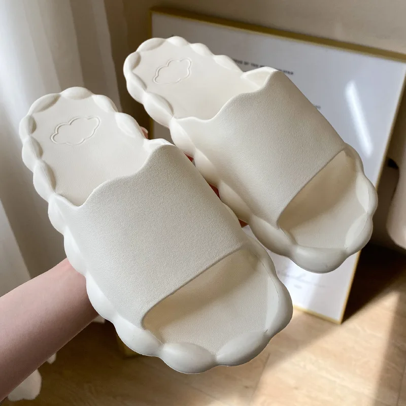 

Home Slippers Summer Thick Platform Women Sandals Soft Soled Slip on Indoor Bathroom Anti-slip Slides Ladies Shoes Sandalias