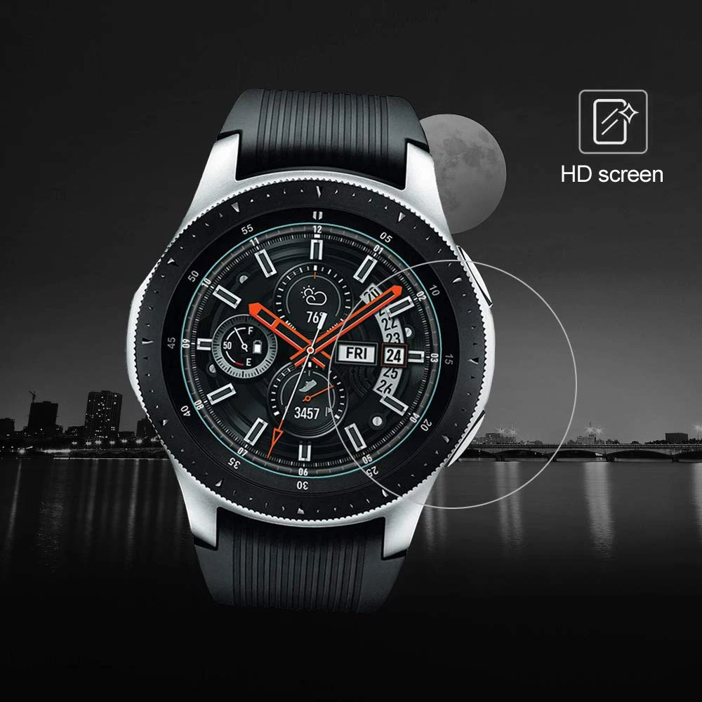 Cover for Samsung Gear S3 frontier Classic Clear Protective Film for Samsung Galaxy Watch 42MM 46MM Tempered Glass Screen