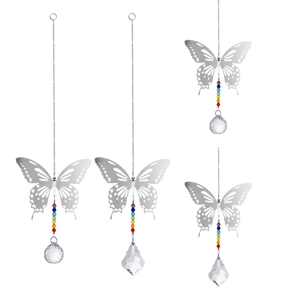 Аксессуары в форме бабочки для творчества декоративная Хрустальная подвеска