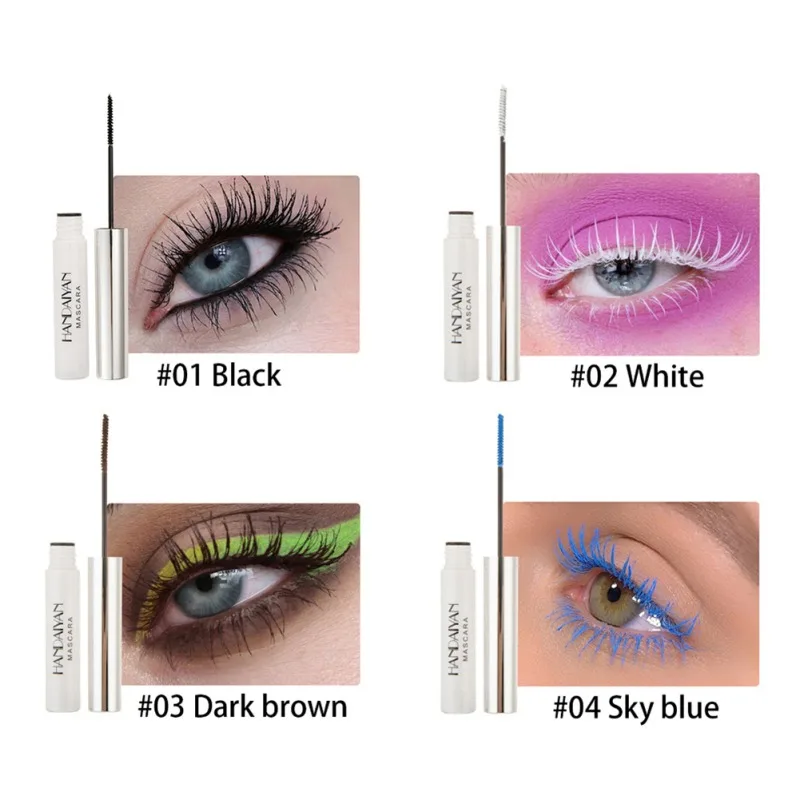 

Color Mascara Long-lasting Curling Slender Lashes Waterproof Smudge-proof Mascara Many Color
