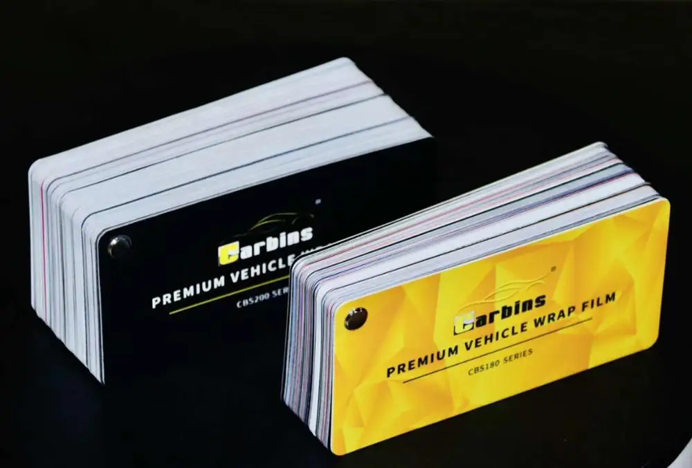 

2020 Newest Color Card Stickers Car Wrap Vinyl Film Color Card Sample Book Free Shipping