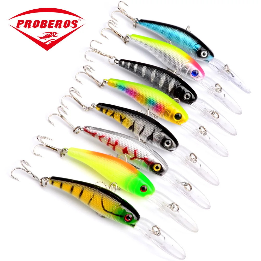 101 мм/7 8 г блесна жесткая приманка для рыбалки воблер Crankbait искусственные 3D глаза