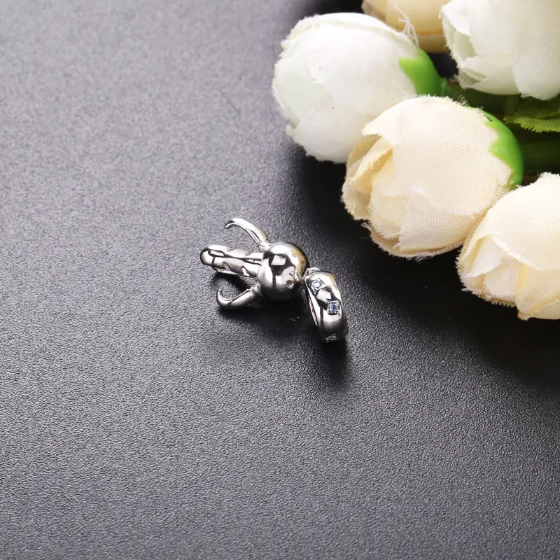 

Moonmory 925 Sterling Silver Little Mecha Warrior Pendant Fit DIY Brand Bracelets Courage Armor Charms Jewelry Christmas Gifts