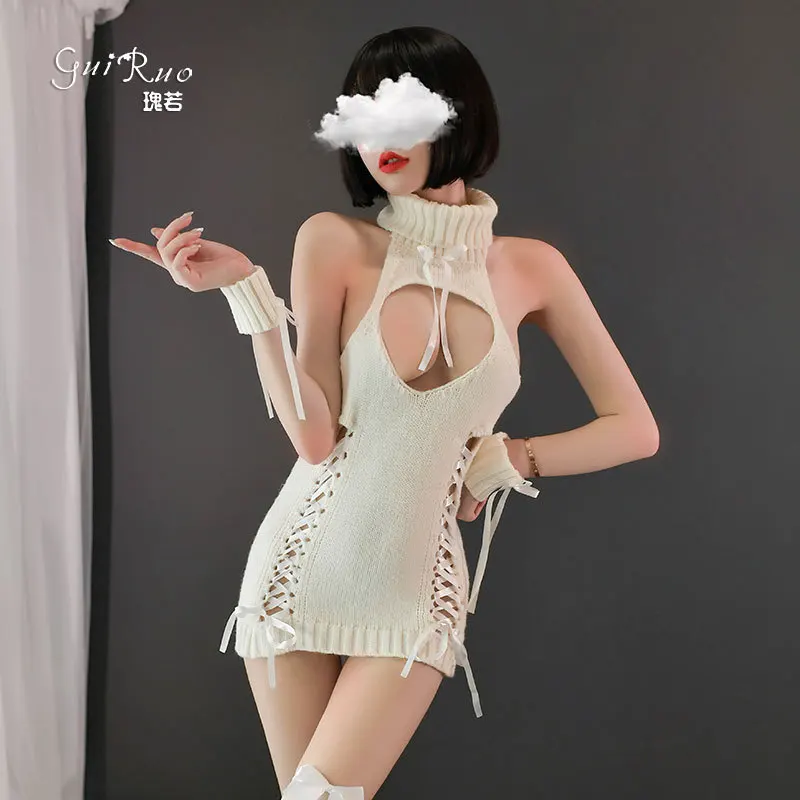 Сексуальная Ажурная юбка в японском и корейском стиле для секса эротические