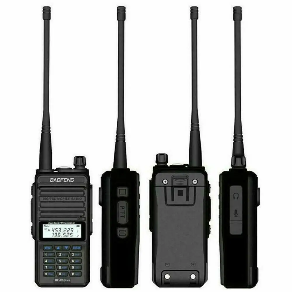Рация BAOFENG X3 Plus высокой мощности с большим радиусом действия трехдиапазонная