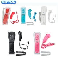for nintendo wii mote built in motion plus inside wireless gamepad remote controller joystick nunchuck for nintend wii games
