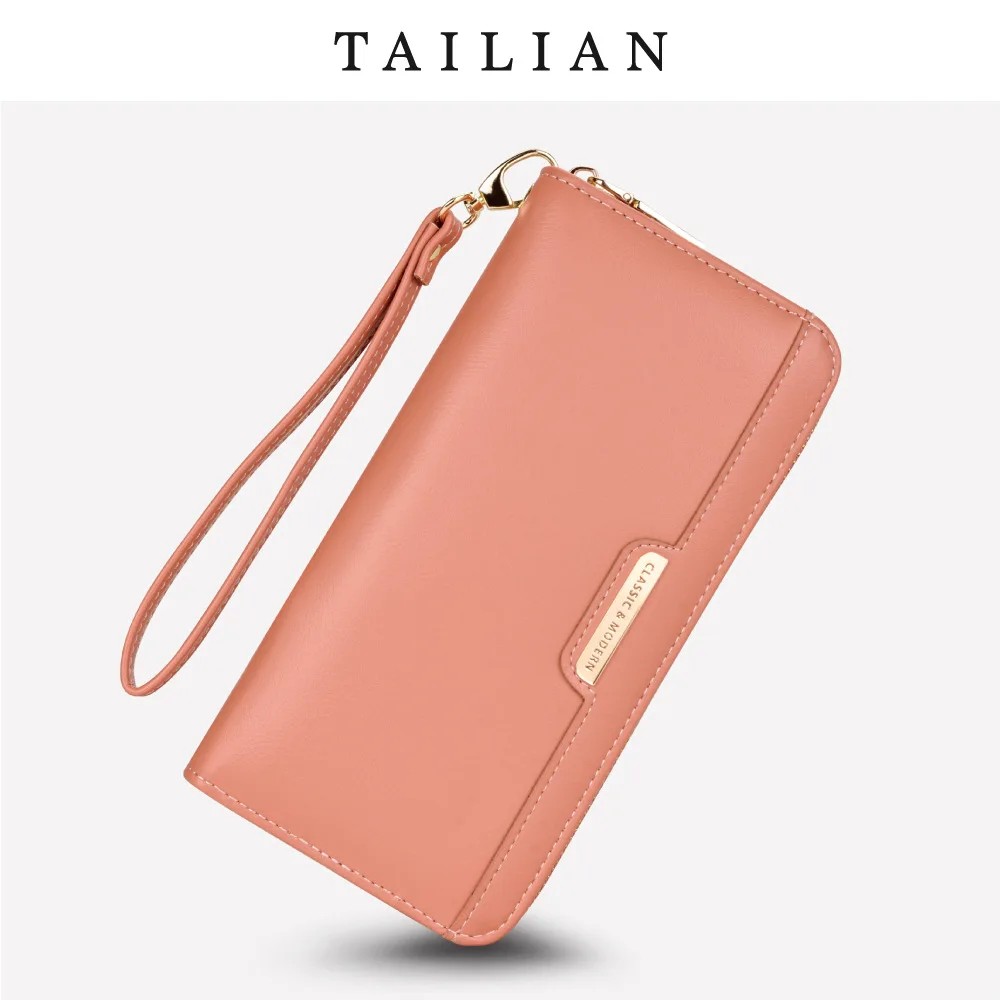 

Women's Wallet Simple Long Large Capacity Multi-card Zipper Bag Clutch Bag