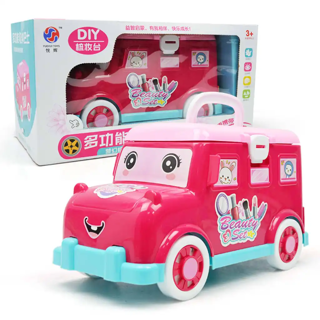 

Детский салон красоты для маленьких девочек и контейнерный автомобиль, для девочек, наряд, игрушки для ролевых игр