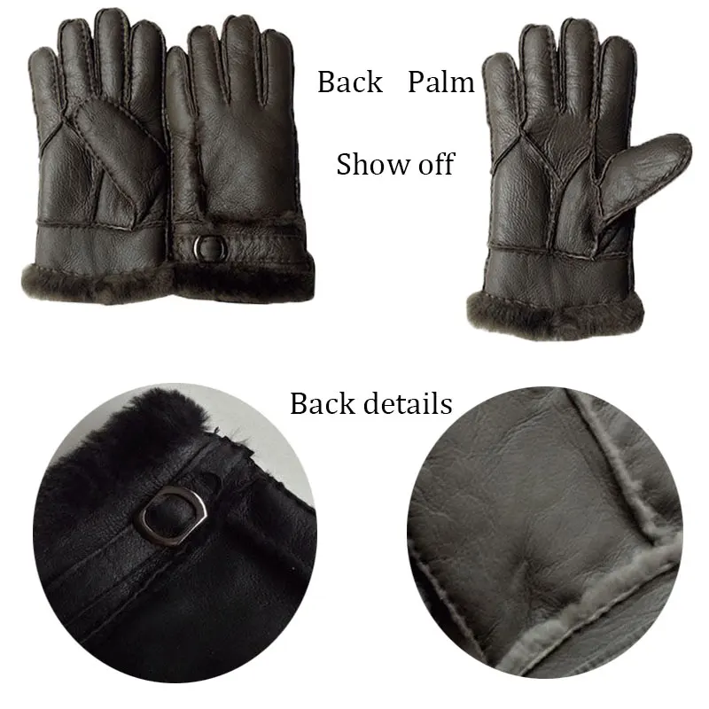 Рабочие зимние мотоциклетные перчатки мужские теплые многоразового