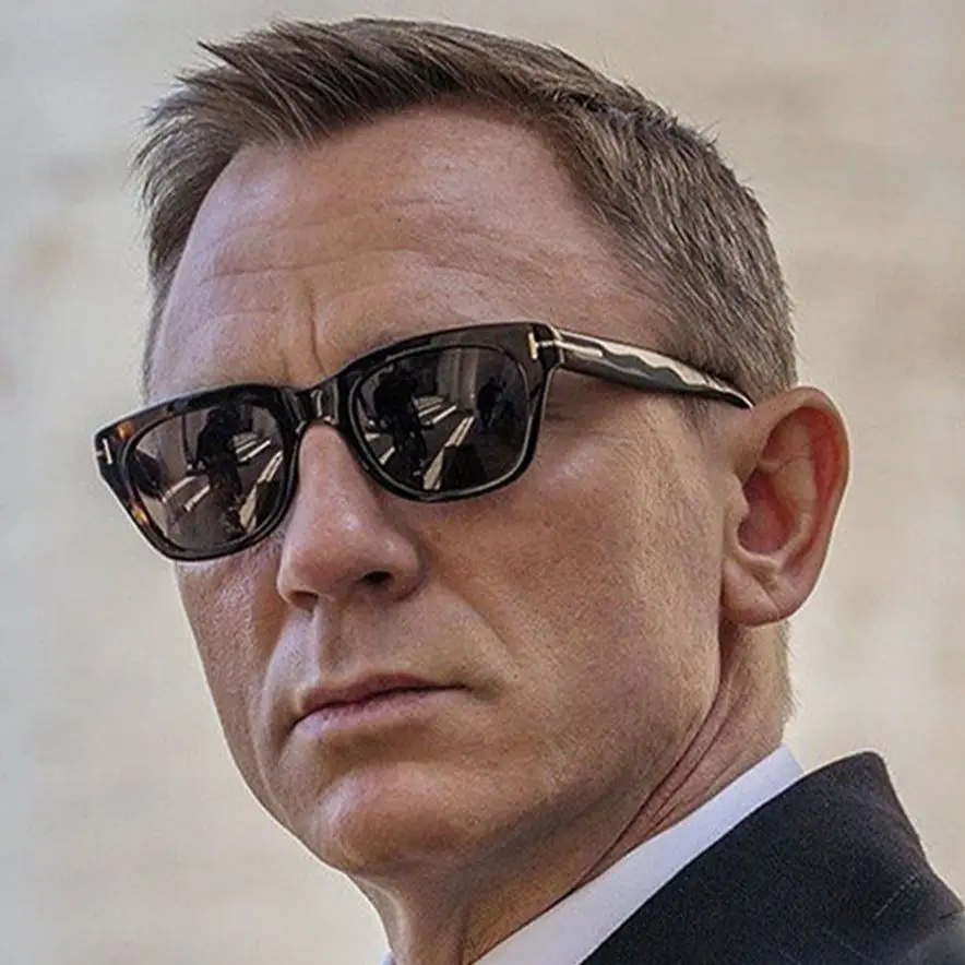 

James Bond 007 стильные очки TF336 индивидуальный рецепт близорукость прогрессивные солнцезащитные линзы классические очки