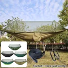 Ультралегкий портативный наружный кемпинг москитная сетка для мужчин женщин детей нейлоновая подвесная кровать качели для сна унисекс однотонный удобный гамак