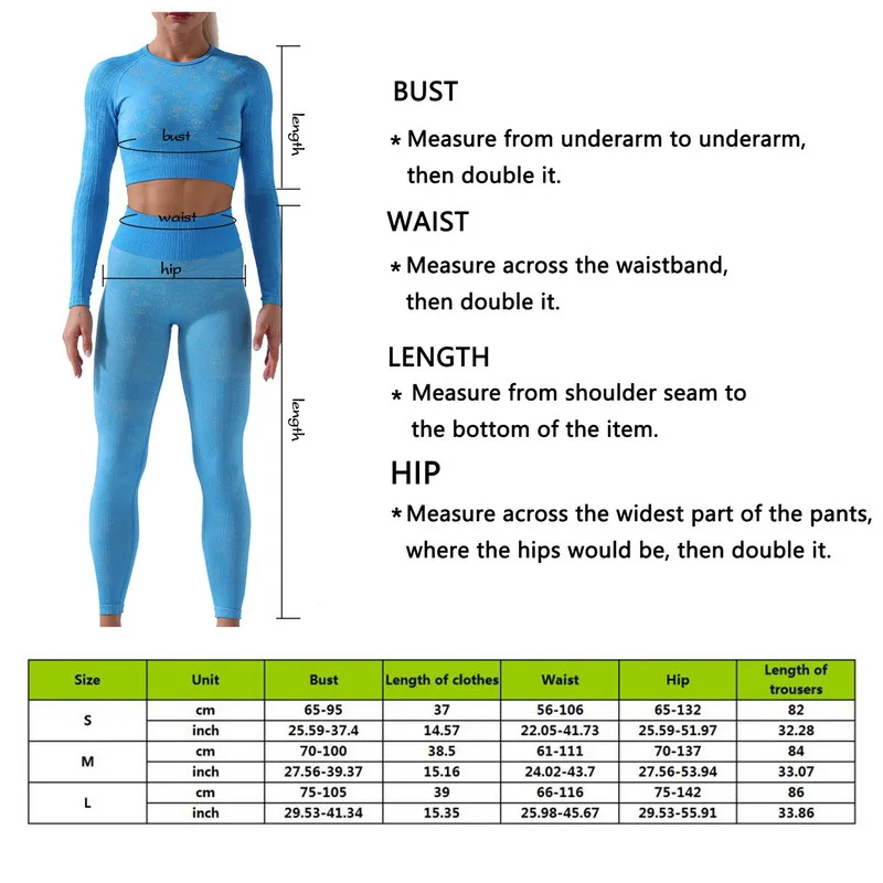 

Gym workout clothes two-piece yoga seamless tights suit training sportswear yoga clothes long-sleeved sweatshirt fitness