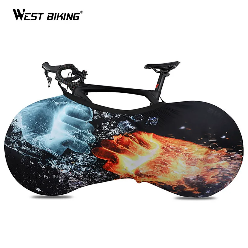 

WEST BIKING Bike Cover Universal Cycling MTB Bike Chain Dust-Proof Scratch-proof Storage Bag Bicycle Wheel Protector Accessories