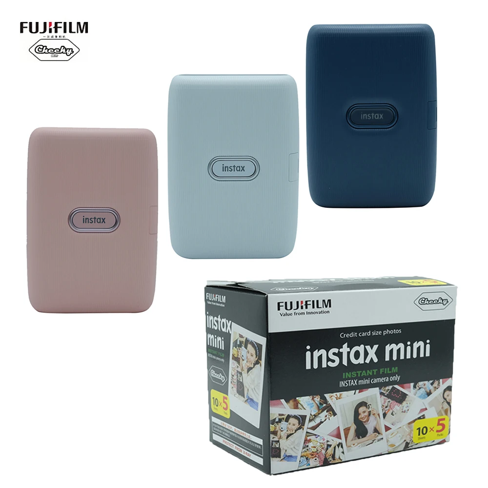 Оригинальный фотопринтер Fujifilm Instax Mini Link для смартфона фотобумага Fuji пленочный