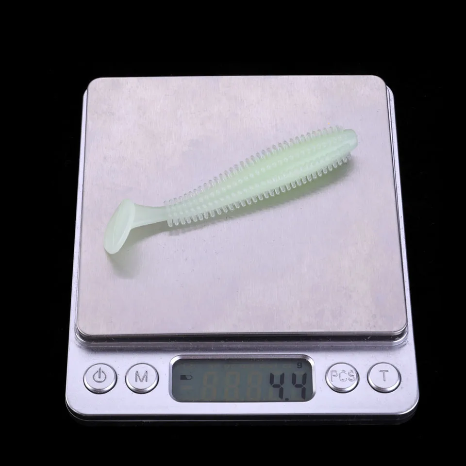 WALK FISH 5 шт./лот Ежик Spiky Shad 90 мм 4 г Мягкая рыболовная приманка морской огурец весло
