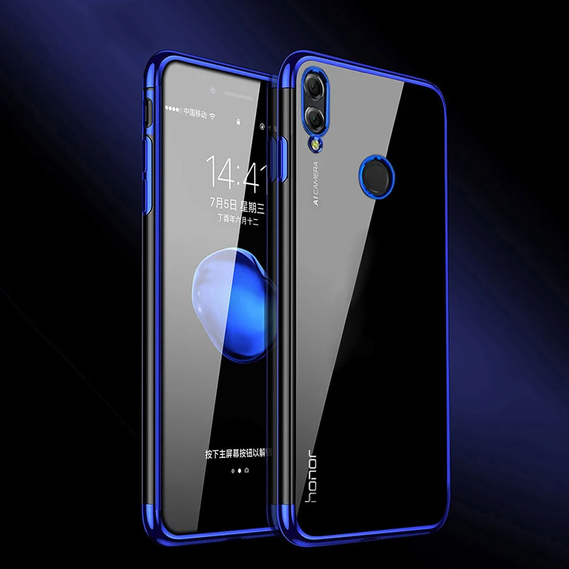 Чехол для Huawei Y6 ультратонкий прозрачный мягкий силиконовый чехол из ТПУ Y7 Pro Y9 Prime