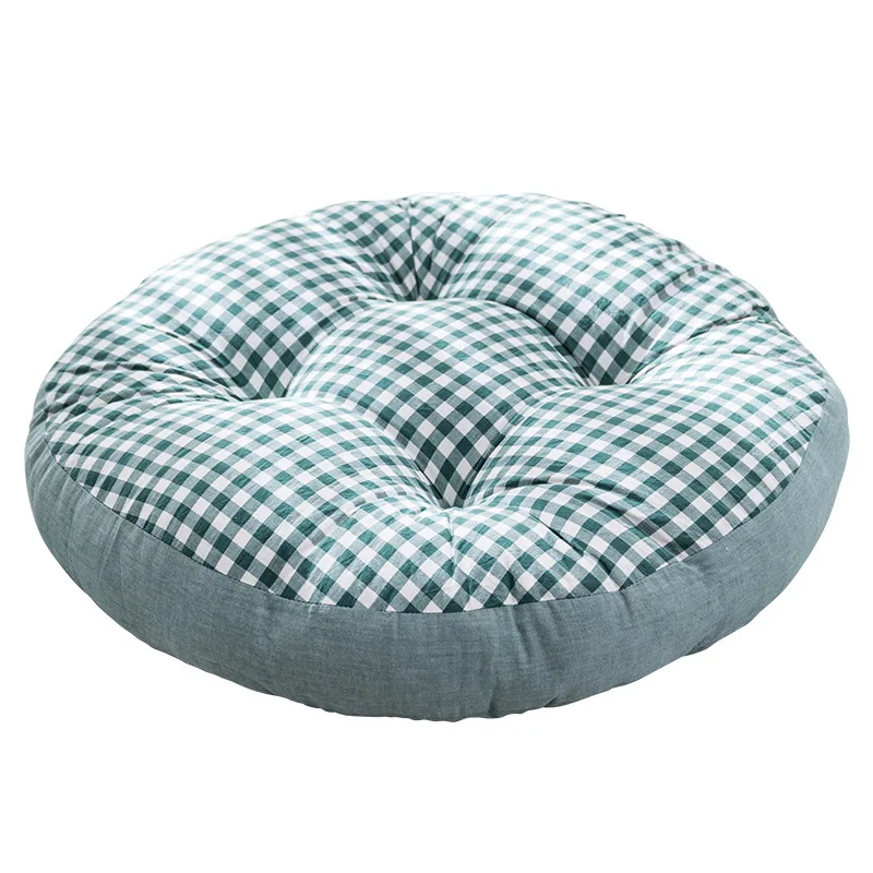 Simanfei сиденье кресло подушка полосатая/клетчатая напольная Подушка футон татами