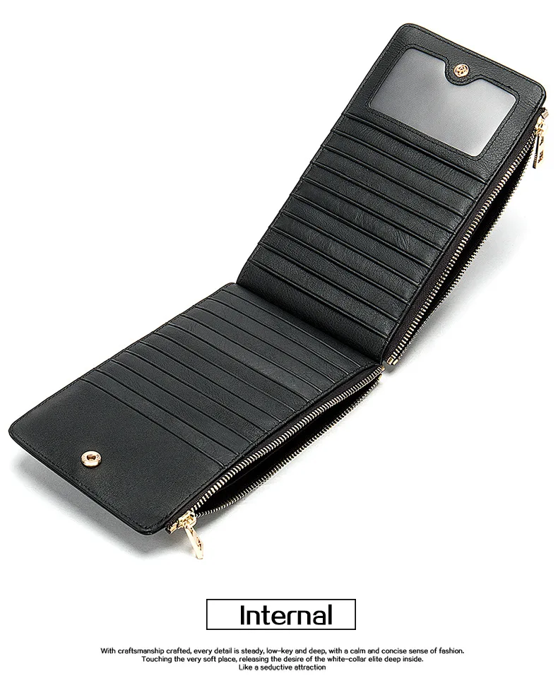 Мужской кошелек из чистой кожи деловая сумка для сотового телефона сумочка