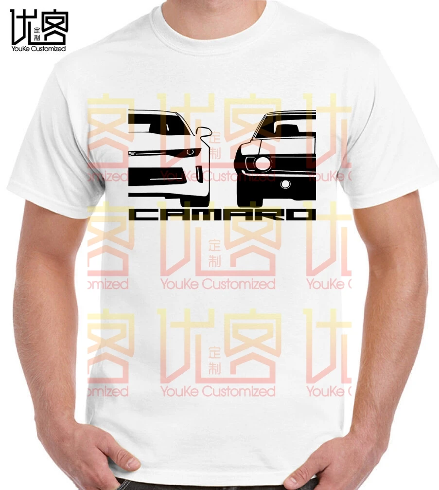 

2020 New Fashion Men'S T-Shirts Short Sleeve sleeveless t shirt Camaro NEW & OLD Retro graphic art T shirt designer