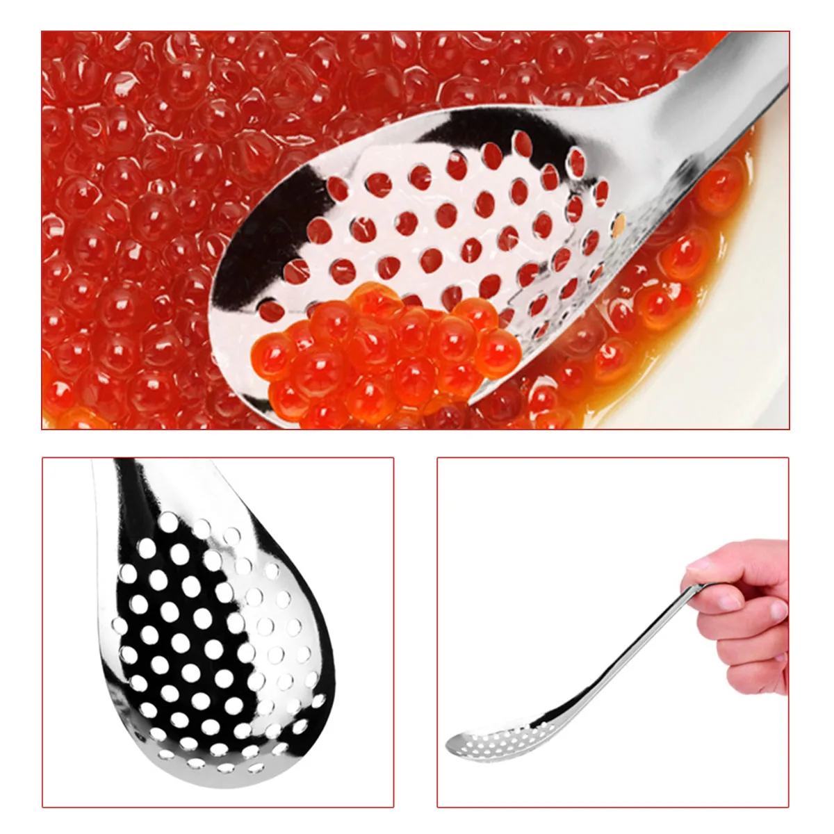 Кухонное ситечко ложка для домашнего соуса икры гаджеты Молекулярный