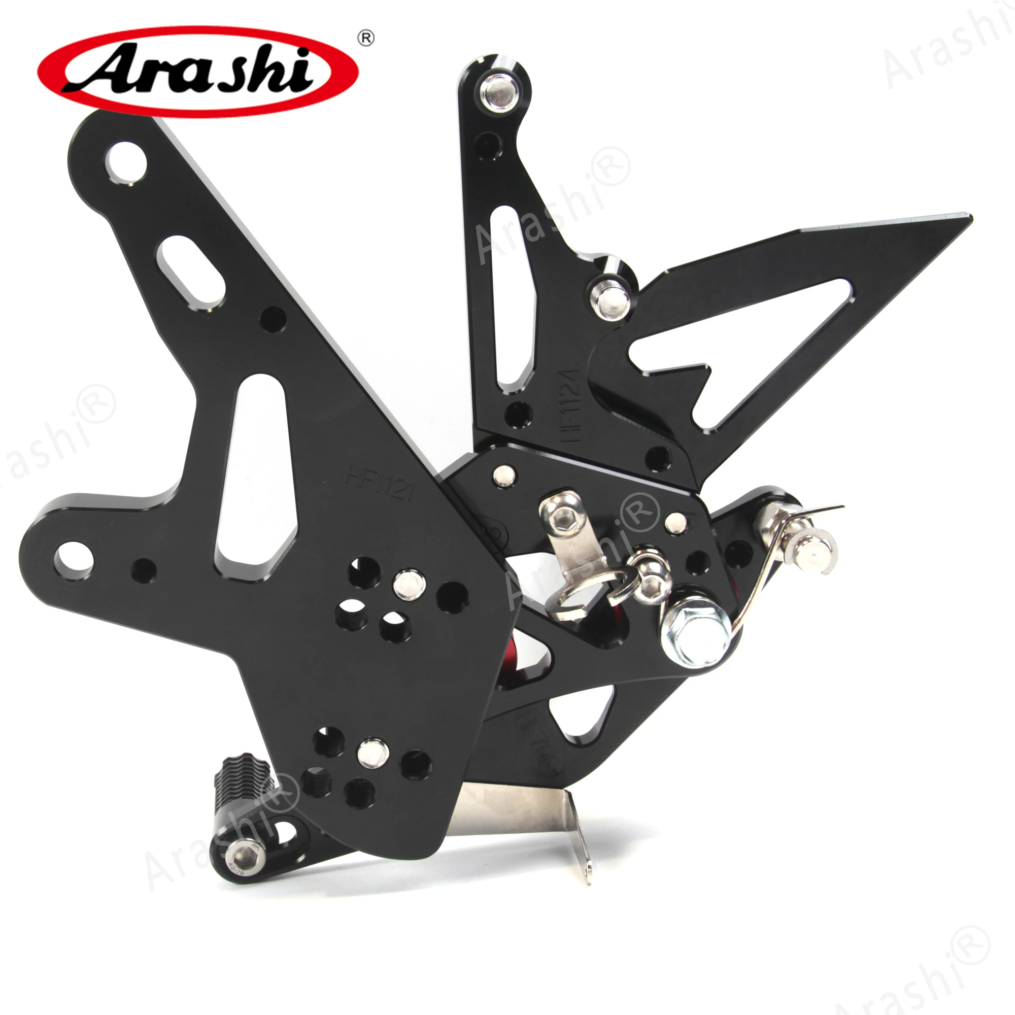 Arashi CNC Adjustable Footrest For KAWASAKI Ninja 400 2018-2019 Rider Rearset Foot Pegs NINJA400 2018 2019 | Автомобили и